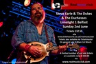 Steve Earle Limelight 1 Sunday 2nd of June -- news item graphic