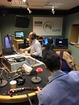 Vikesh Kapoor at BBC Radio Ulster with Ralph McLean